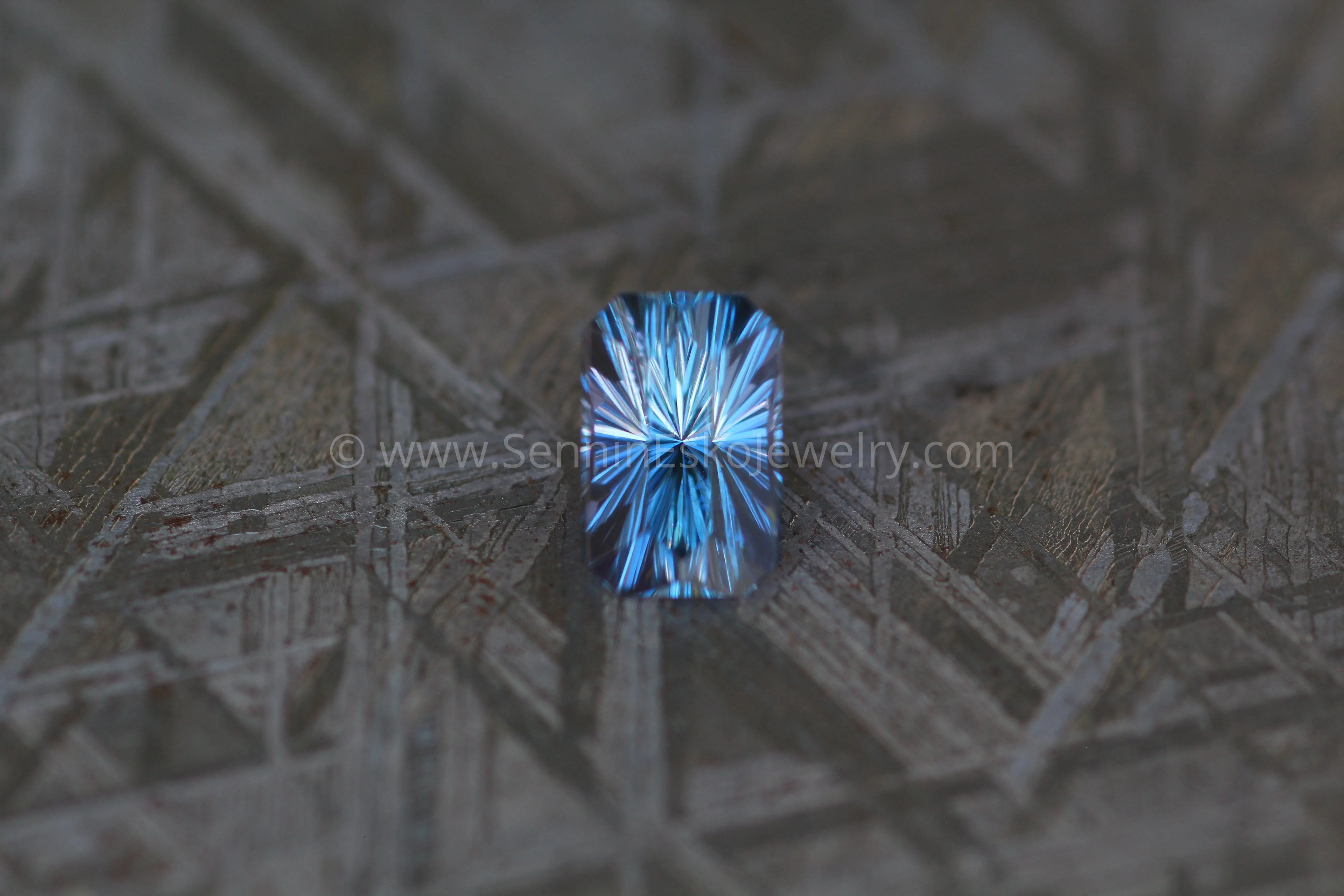 1.2 carat Bluish Violet Umba Sapphire Octagon - Fantasy Cut, 7.3x4.8mm