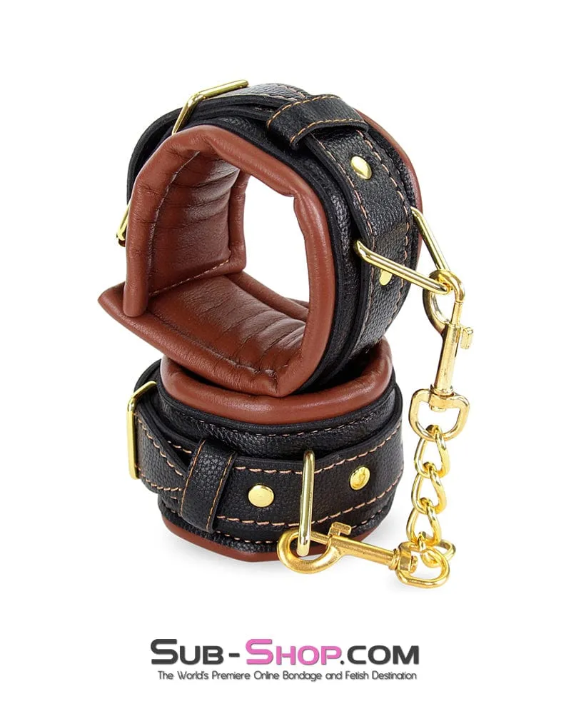 5781M      Cowgirl Gold Standard Thick Padded Wrist Bondage Cuffs