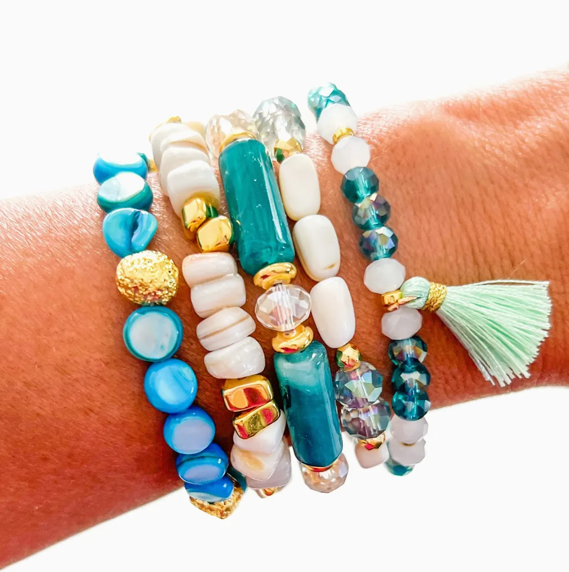 Always Essential Beaded Bracelet Stack