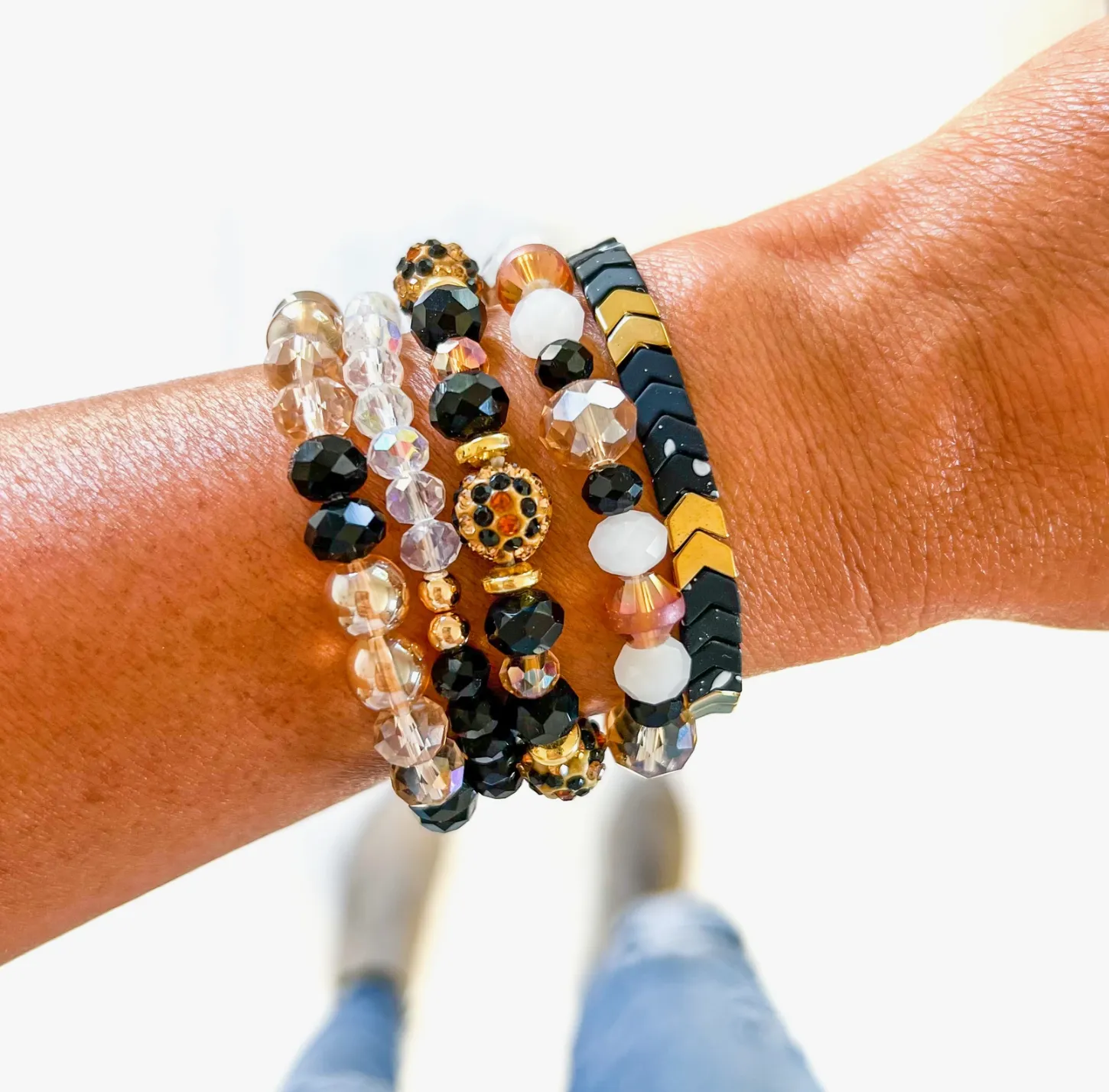 Always Essential Beaded Bracelet Stack