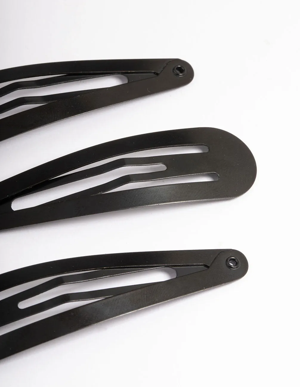 Coated Black Medium Snap Clip Pack