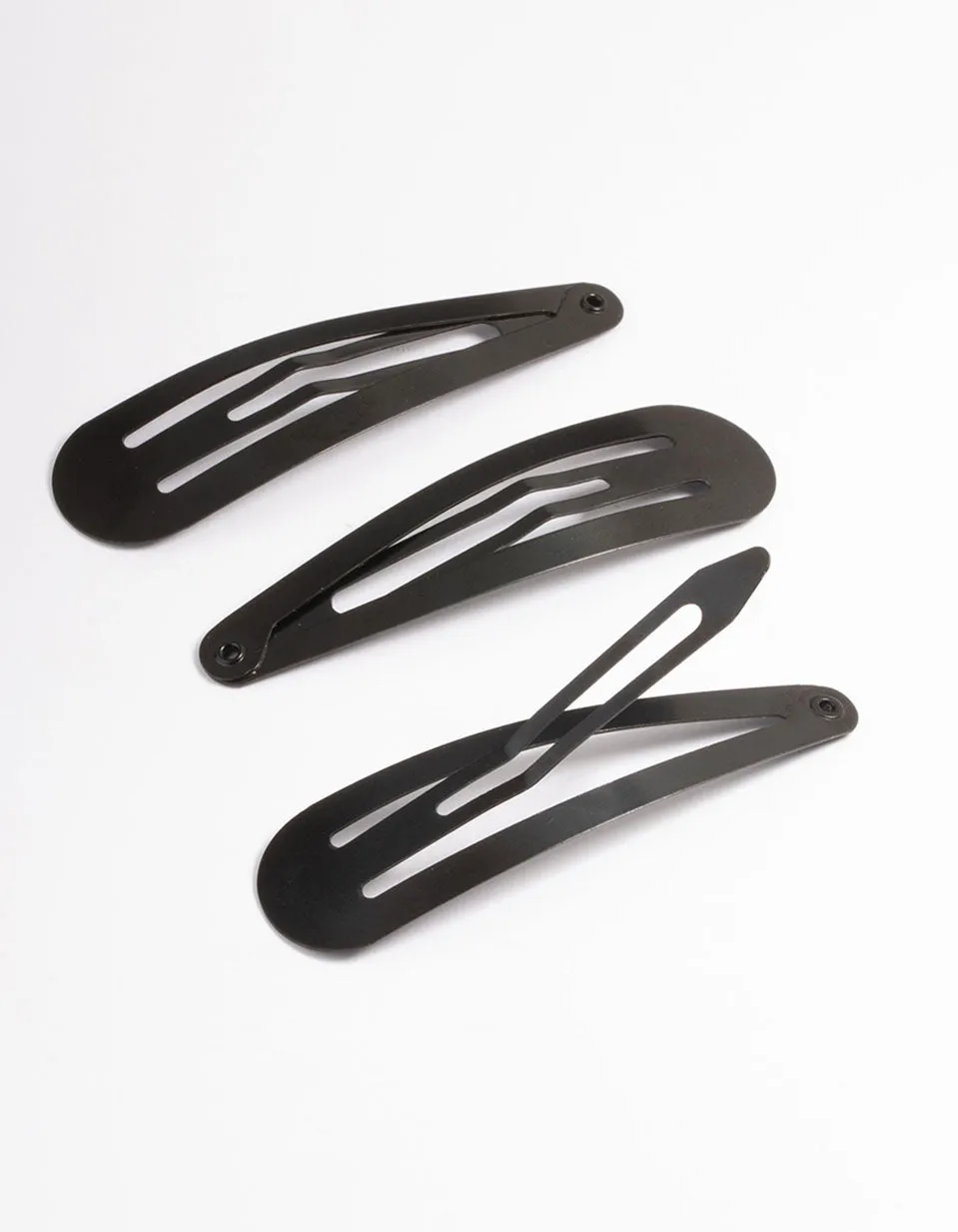 Coated Black Medium Snap Clip Pack