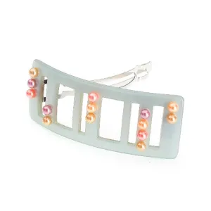 Counting Color Beaded  Barrette