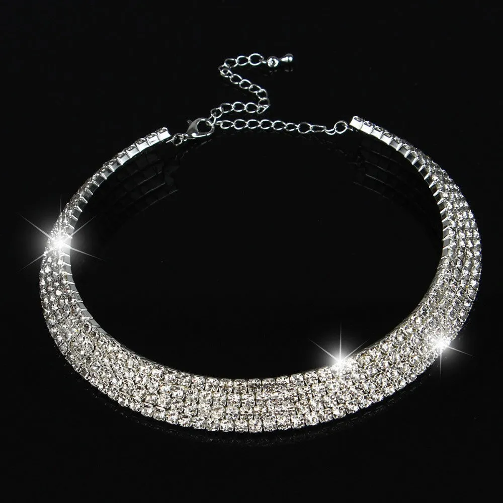 Diamond Crystal Rhinestone Collar