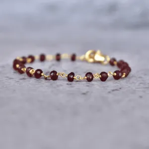 Divine Love  - Garnet Bracelets