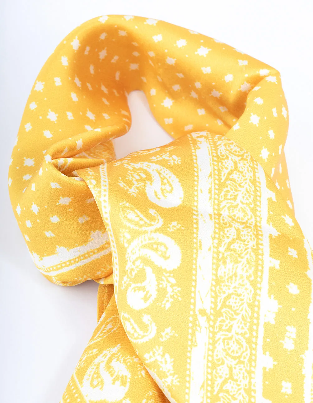 Fabric Paisley Print Scarf