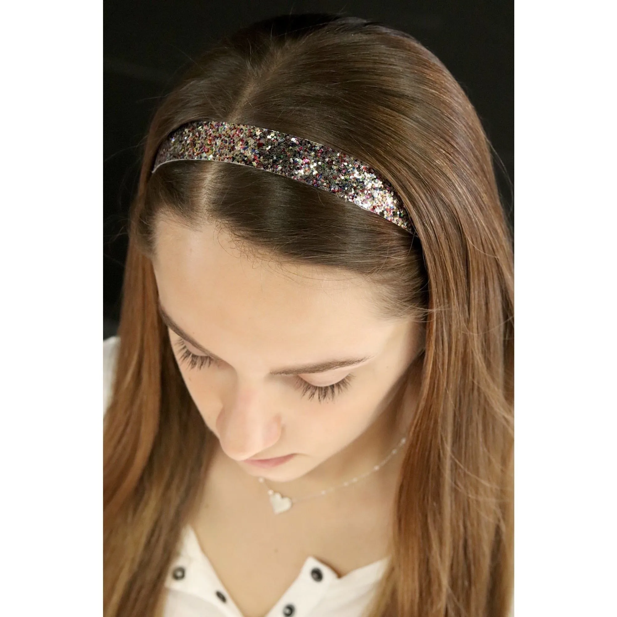 Gold Cheetah Glitter Headband