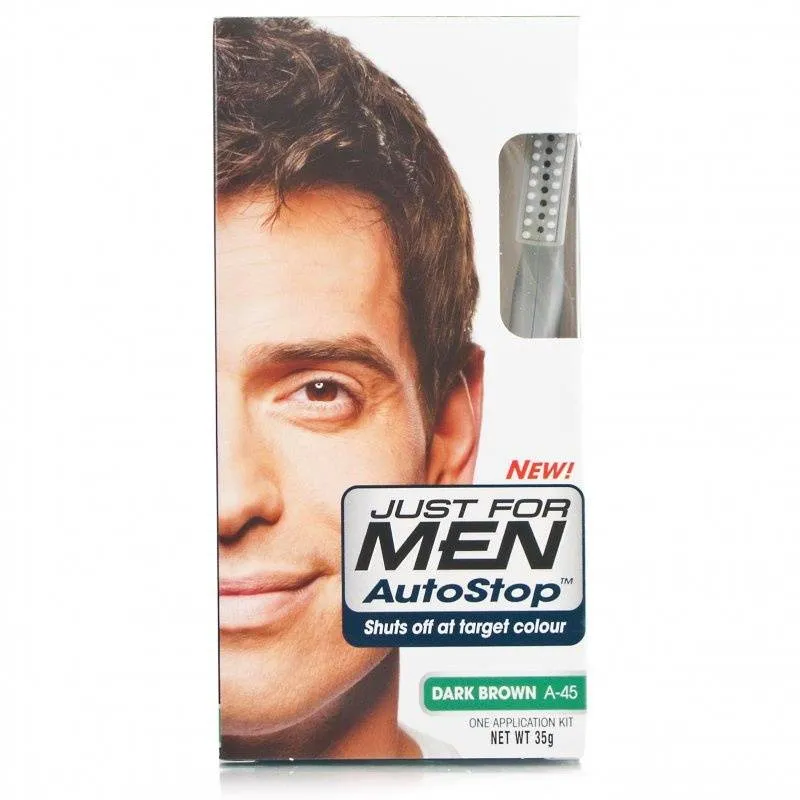 Just For Men Autostop Hair Colour - A-45 Dark Brown (35g)