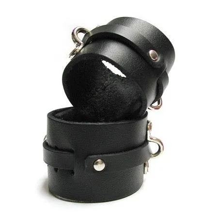 Kinklab Bondage Basics Leather Ankle Cuffs