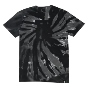 Mens Logo Tye-Dye T-Shirt Black