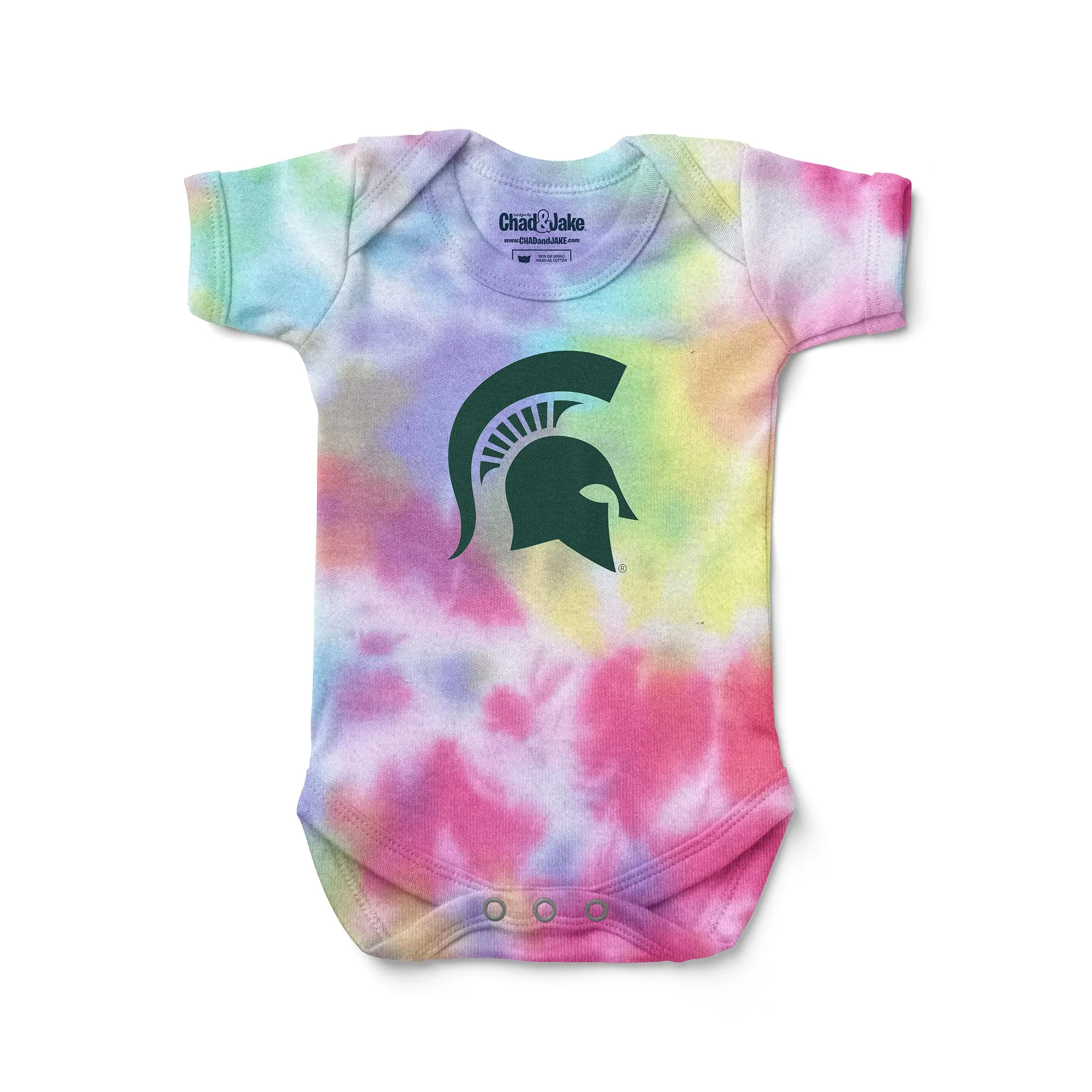 Michigan State Spartans Tie Dye Bodysuit