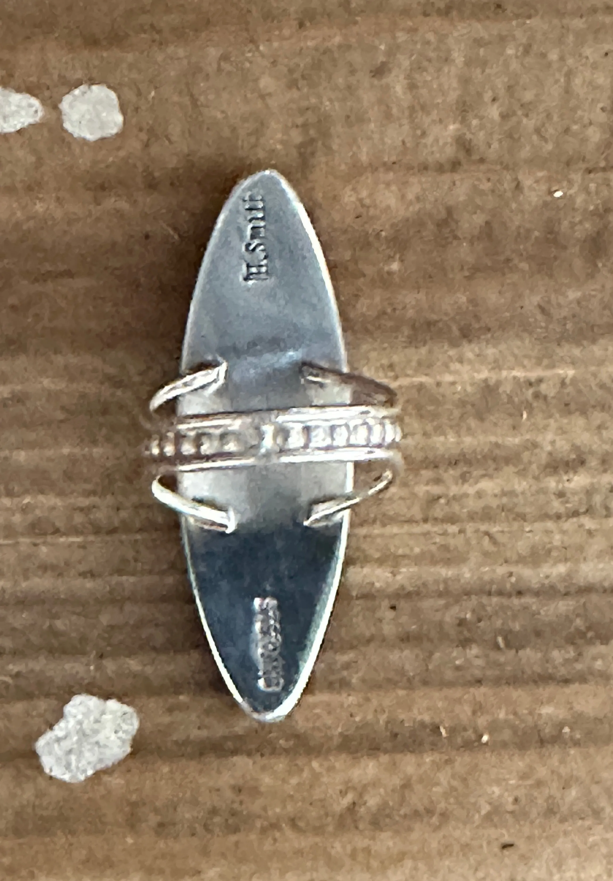 NIGHT SKY Harold H Smith Inlay Celestial Zuni Ring • Size 7 & 7.5