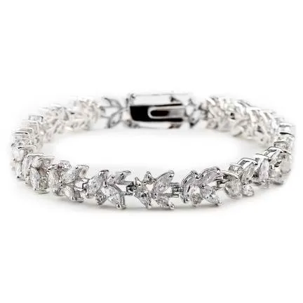 Nina Cubic Zirconia Bridal Bracelet