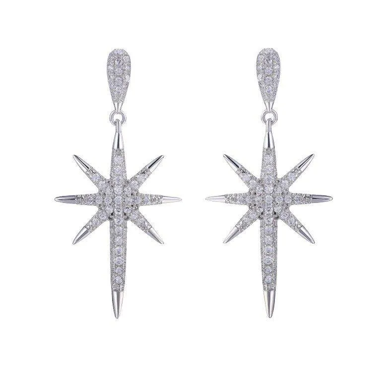 North Star Dangle Earrings