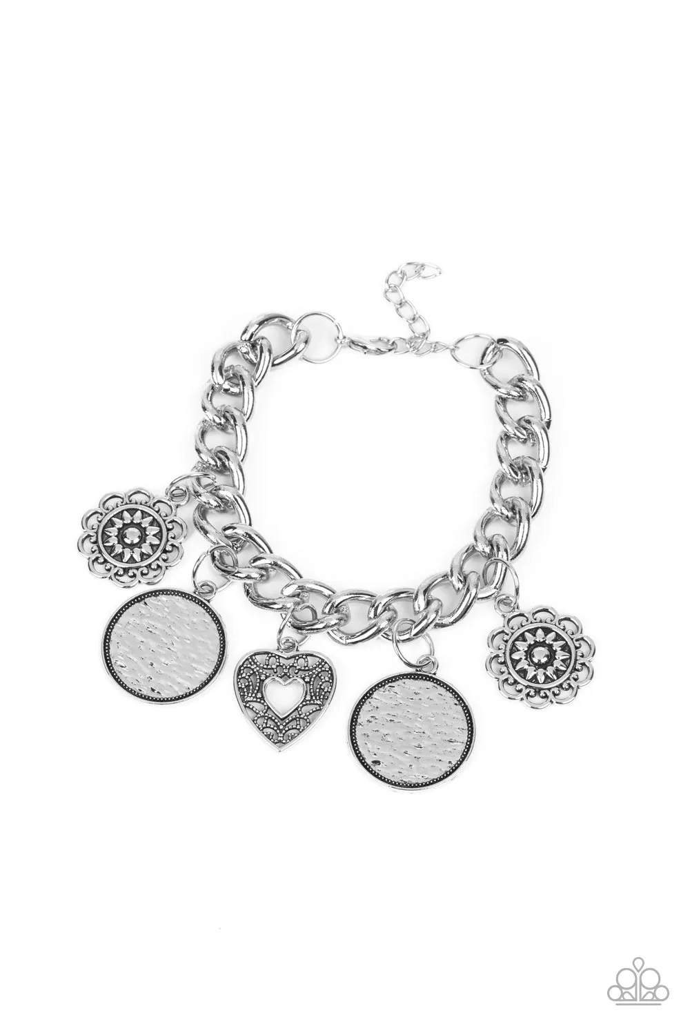 Paparazzi Complete CHARM-ony Bracelet Silver