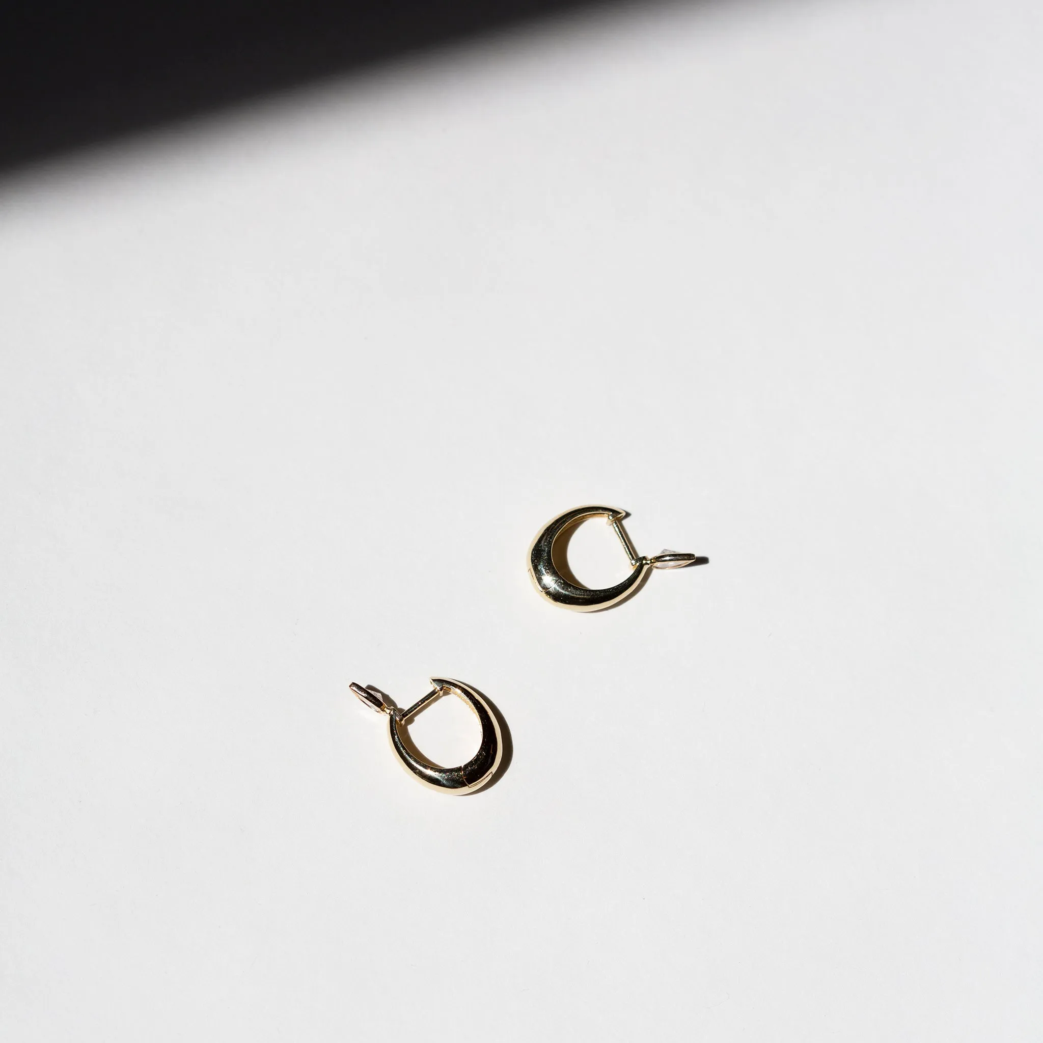 Pear Demi Hoop Earrings