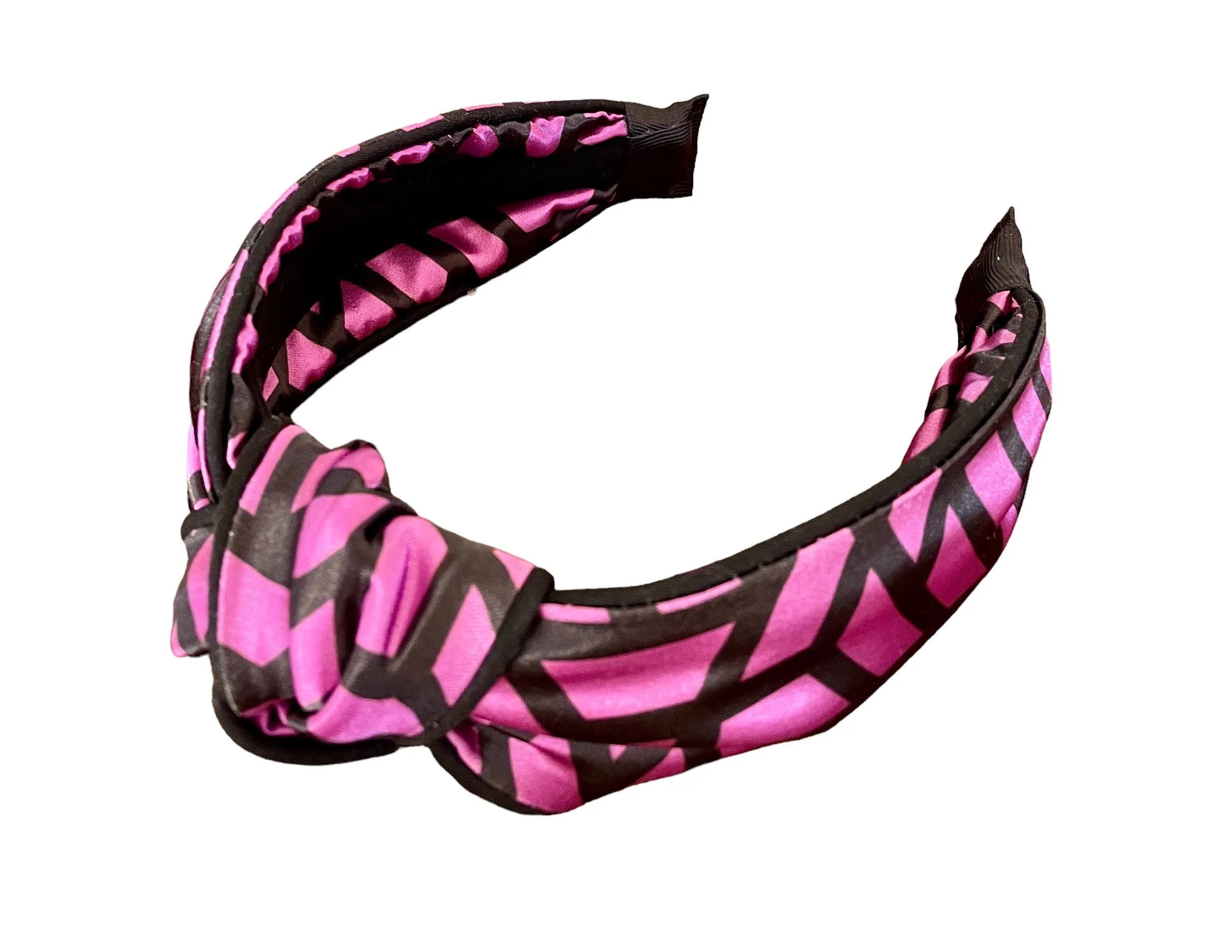 Purple and Black Print Team Spirit Headband