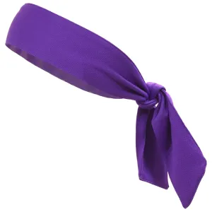 Purple Tie Headband