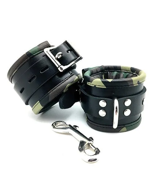 Sensual Sin Leather Padded Wrist Cuffs