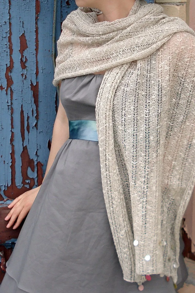 Shell Beaded Shawl