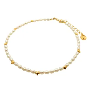 Star Charm Freshwater Pearl Choker