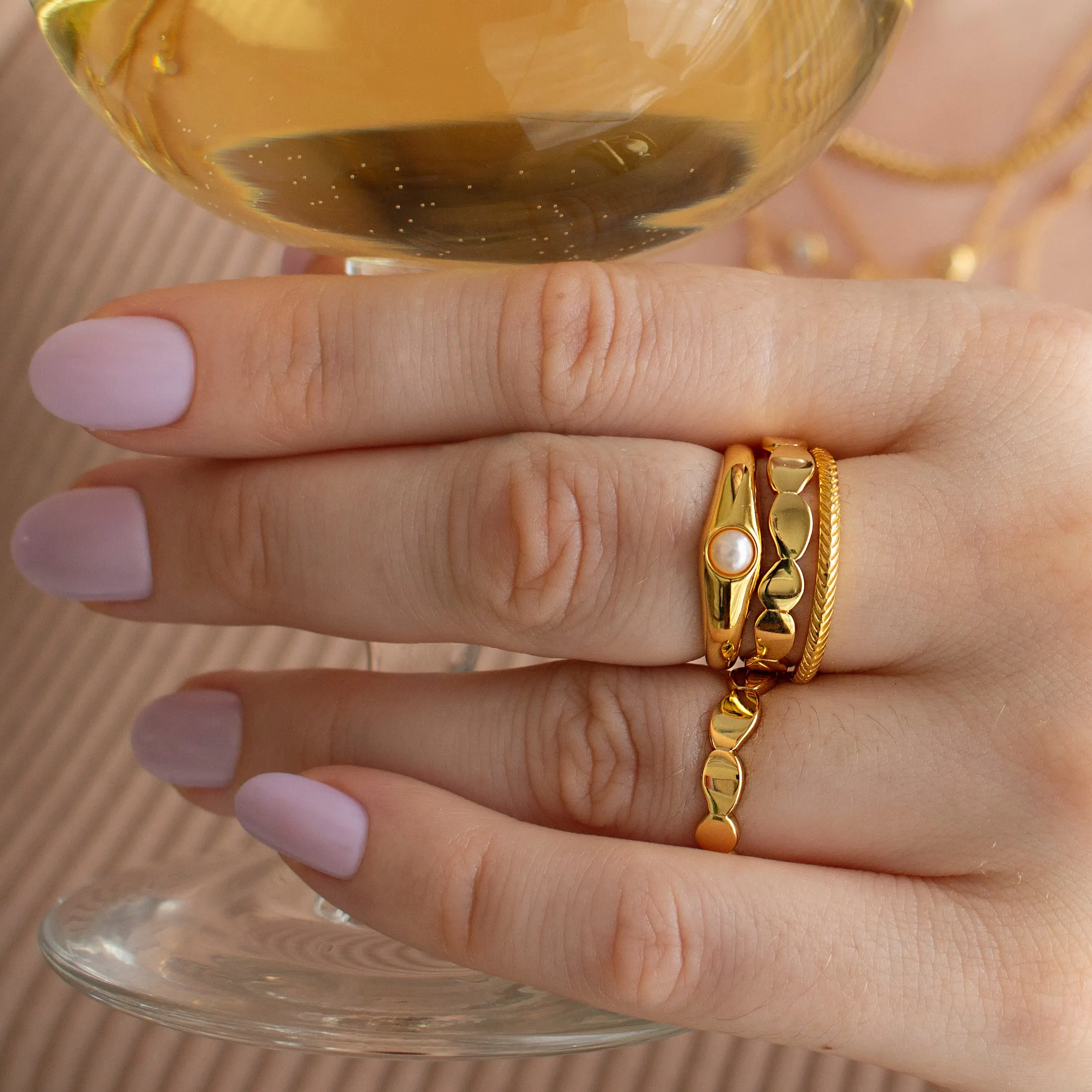 TALLULAH STATEMENT RING GOLD