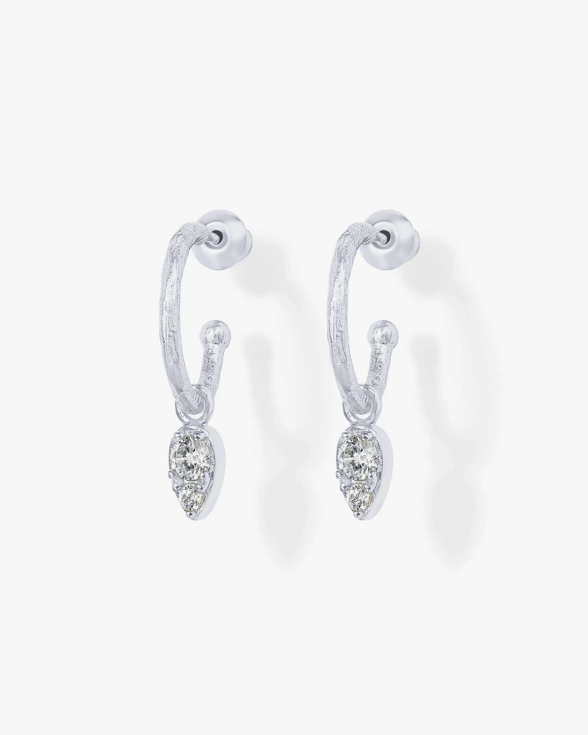 Tear Drop Hoops