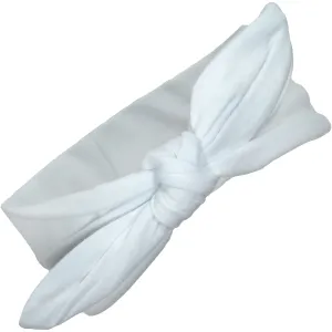 White Bow Headband