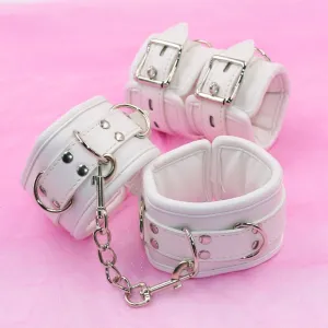 White Vegan Luxury Cuffs